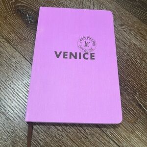 Louis Vuitton Purple Venice City Guide book journal